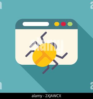 Antivirus bug technology symbol blue lines Stock Vector Image & Art - Alamy
