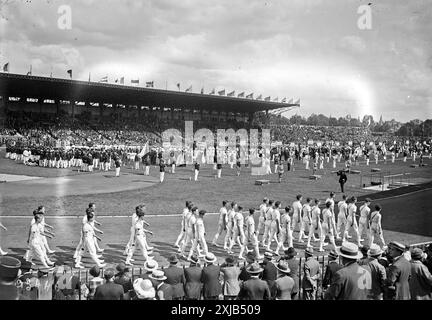 Paris 1924 Summer Olympics Opening Ceremony, France - The opening ...