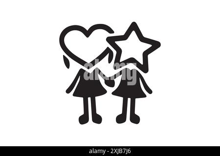 Happy friendship day Stock Vector