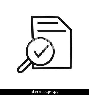 assessment icon linear vector graphics sign or symbol set for web app ui Stock Vector