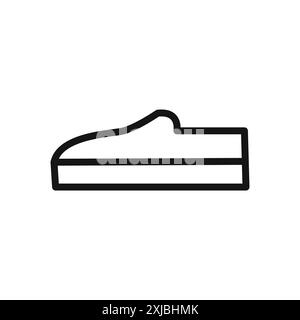 Espadrille icon linear vector graphics sign or symbol set for web app ui Stock Vector