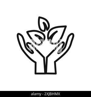 fair trade icon linear vector graphics sign or symbol set for web app ui Stock Vector