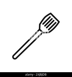 spatula icon linear vector graphics sign or symbol set for web app ui Stock Vector
