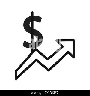 Forex stock market icon linear vector graphics sign or symbol set for web app ui Stock Vector