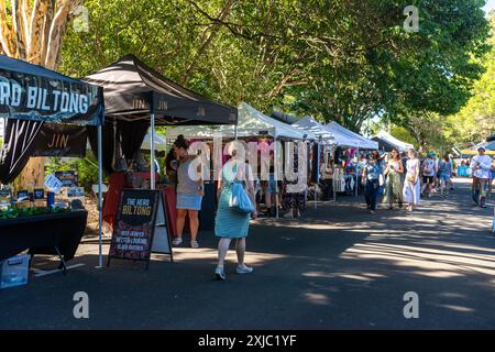 Yandina Markets, Sunshine Coast, Queensland, Australia Stock Photo