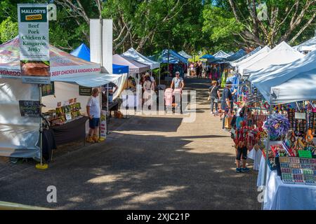 Yandina Markets, Sunshine Coast, Queensland, Australia Stock Photo