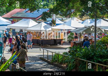 Yandina Markets, Sunshine Coast, Queensland, Australia Stock Photo