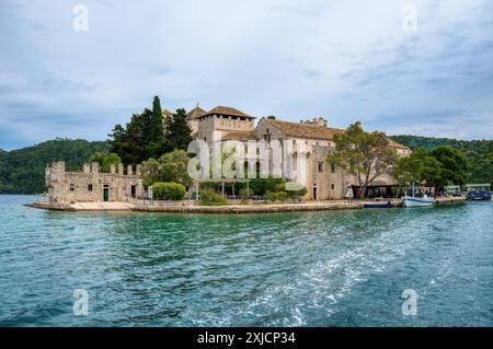 St. Mary benedictine monastery on the Mljet island - Croatia Stock Photo