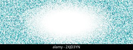 Blue white oval radial gradient bg with plus medical pattern. Texture of healthcare symbols with color fading toward center. Vector illustration with Stock Vector