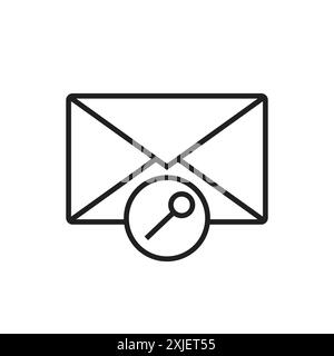 email security key icon simple flat vector symbol outline collection set logo Stock Vector