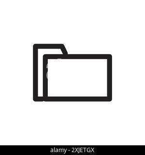 File icon design by Ayaan simple flat vector symbol outline collection set logo Stock Vector