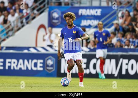 Loic Bade (FRA), JULY 17, 2024 - Football / Soccer : Under 23 International Friendly match between France 1-1 Japan at the Stade Mayol in Toulon, France. (Photo by Mutsu Kawamori/AFLO) Stock Photo