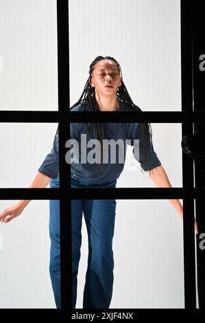 Festival d'Avignon IN 2024 'Close Up', a show by Noé Soulier performed at the Opéra Grand Avignon on 14 July 2024    with Julie Charbonnier, Yumiko Funaya, Nangaline Gomis, Samuel Planas, Melisande Tonolo, Gal Zusmanovich, and the Ensemble Il Convito credit:Jacky Godard/Photo12 Stock Photo