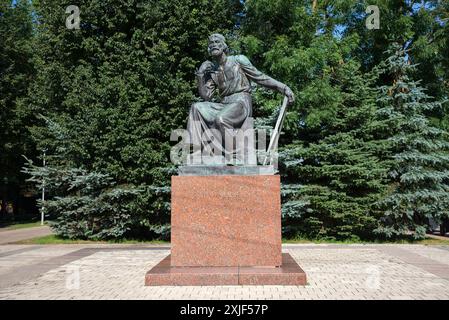 SMOLENSK, RUSSIA - JULY 13, 2024: Monument to the architect Fyodor Kon. Smolensk, Russia Stock Photo