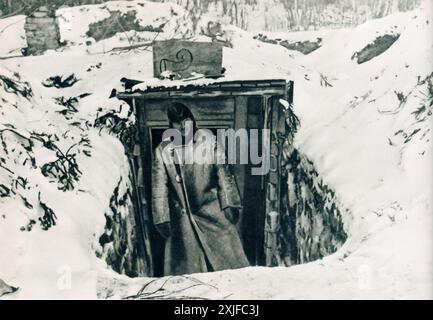 A German soldier during the winter campaign on the Eastern Front, 1942 ...