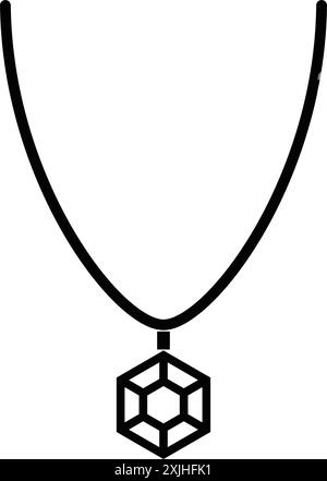 Necklace symbol icon vector illustration design Stock Vector