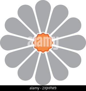 Flower icon vector symbol design Stock Vector