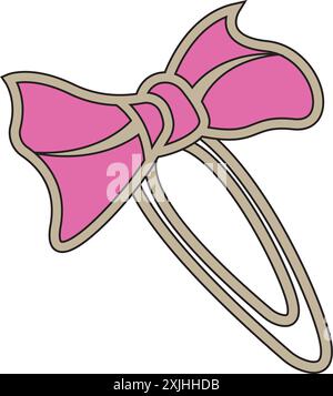 hair clip icon illustration symbol design Stock Vector
