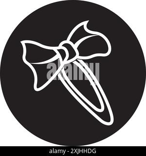 hair clip icon illustration symbol design Stock Vector