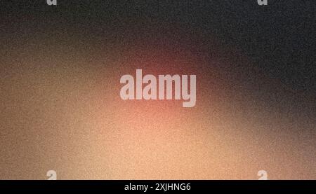 Warm yellow-black gradient, abstract background, grainy noise, rough texture Stock Photo