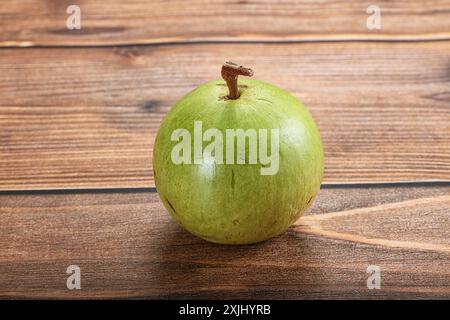 Tropical sweet juicy fruit Sapote Star apple Stock Photo