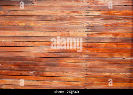 abstract wooden striped background from dark wood slats Stock Photo