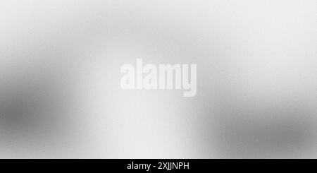 Grainy texture creates a subtle pattern on a gray gradient background Stock Photo