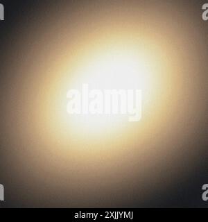 Abstract background with grainy texture showing a bright light fading on a gradient background Stock Photo