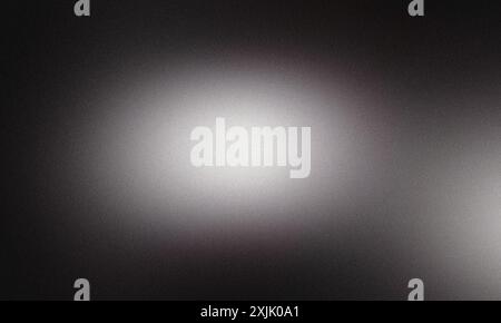 Subtle gradient background transitioning from black to white with a grainy texture Stock Photo