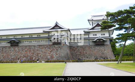 Kanazawa Castle located in Ishikawa Prefecture, Japan Stock Photo