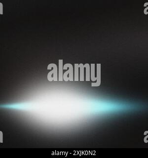 Abstract background with a bright blue light painting effect on dark grainy background Stock Photo