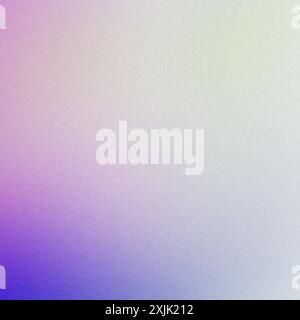 Abstract blurred gradient background with a grainy texture, featuring shades of purple, blue, and green, creating a soft and subtle backdrop Stock Photo