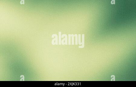 Abstract background featuring a grainy texture and a subtle gradient of green and yellow tones Stock Photo