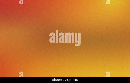 Orange and yellow abstract gradient background with a textured, grainy effect Stock Photo