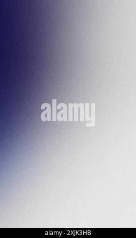 Subtle and elegant gradient background with a grainy texture transitioning from blue to white Stock Photo