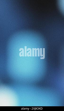 Creating a subtle light effect with a grainy texture on a blue gradient background Stock Photo