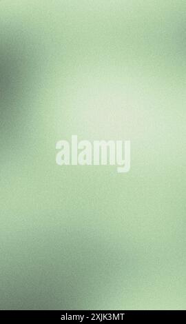 Soft light effect in the center of a green background with a subtle grainy texture Stock Photo
