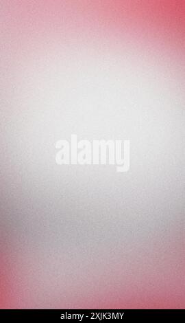 Abstract background featuring a grainy texture fading from pink to white Stock Photo