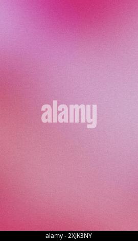 Pink background featuring grainy texture and vibrant vertical gradient Stock Photo