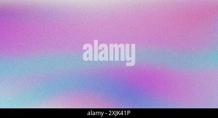 Abstract grainy gradient background with a blend of purple and blue hues Stock Photo