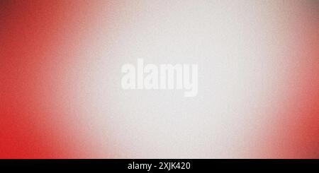 Red and white gradient background featuring a grainy texture Stock Photo
