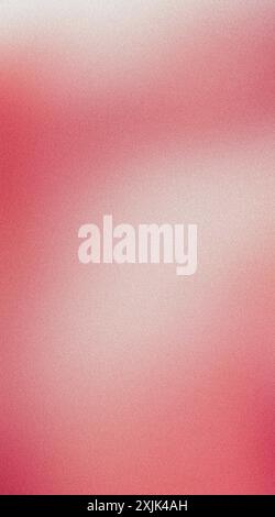 Abstract background featuring a grainy pink gradient that fades to white, creating a subtle light beam effect Stock Photo