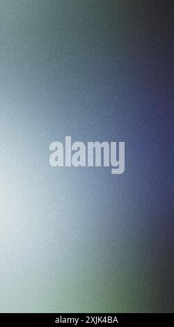 Creating a subtle textured effect with a grainy blue green gradient background Stock Photo