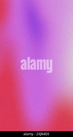 Abstract background featuring a grainy gradient fading from red to purple Stock Photo