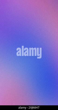 Grainy purple and blue gradient background creating an abstract texture Stock Photo