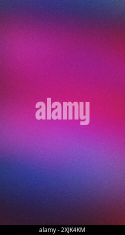 Background with grainy texture transitioning from blue to purple, with space for text Stock Photo