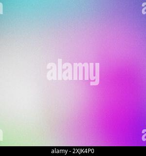 Colorful abstract background with gradient of green, blue, purple, and white with a textured finish Stock Photo