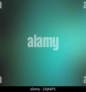 Abstract background featuring a blend of green and blue tones with a grainy texture Stock Photo