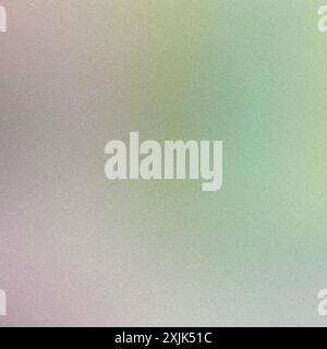 Grainy background fading from green to grey with copy space Stock Photo