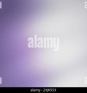 Purple and white gradient background with a textured, grainy surface Stock Photo